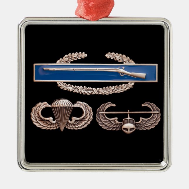 Ornement Métallique Assaut aérien aéroporté de CIB (Devant)