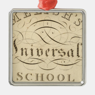Ornement Métallique atlas scolaire universel