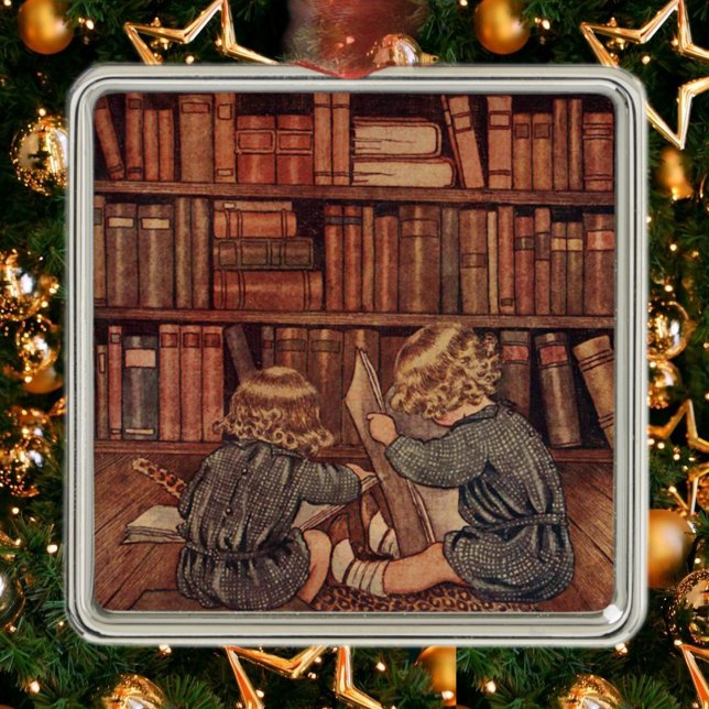 Ornement Métallique Aventures dans la bibliothèque (Créateur téléchargé)