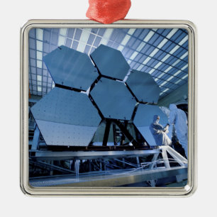 Ornement Métallique Baie de télescope spatial James Webb