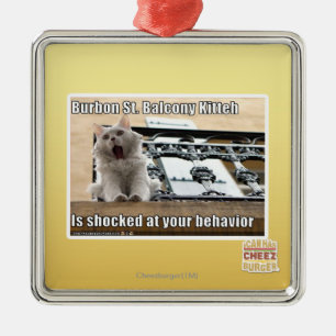 Ornement Métallique Balcon Kitteh de St de Burbon