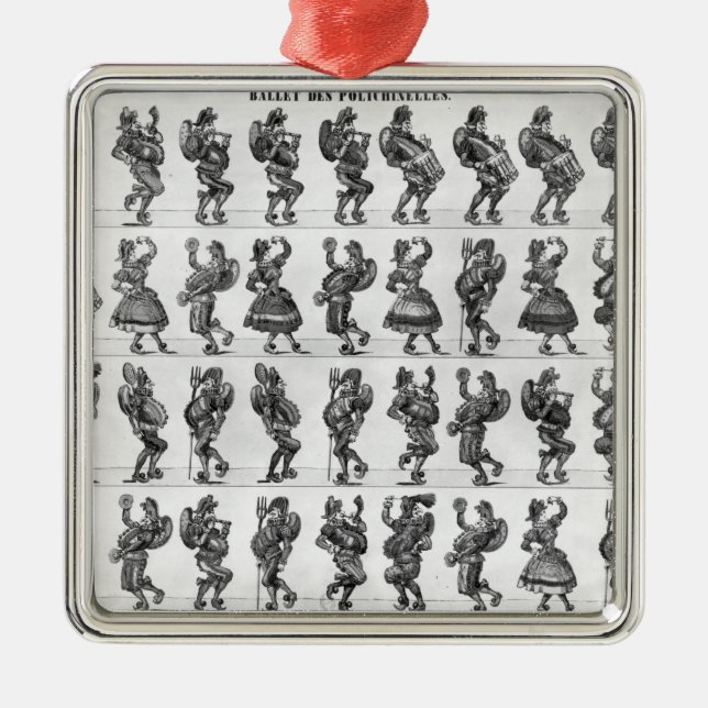 Ornement Métallique Ballet du Polichinelles (Devant)