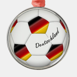 Ornement Métallique Ballon de FOOTBALL ALLEMAGNE equipe nationale 2014
