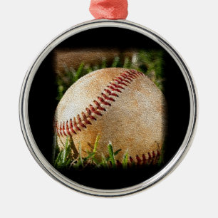 Ornement Métallique Baseball