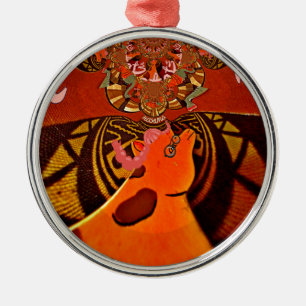 Ornement Métallique Beautiful Amazing Giraffe love safari