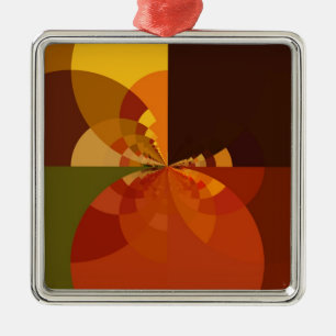 Ornement Métallique Belle Terre Art Abstrait Imprimer