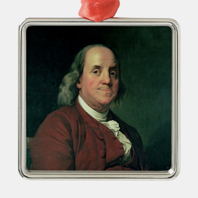 Ornement Métallique Benjamin Franklin, 1782 (Devant)