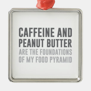 Ornement Métallique Beurre de caféine et d'arachide