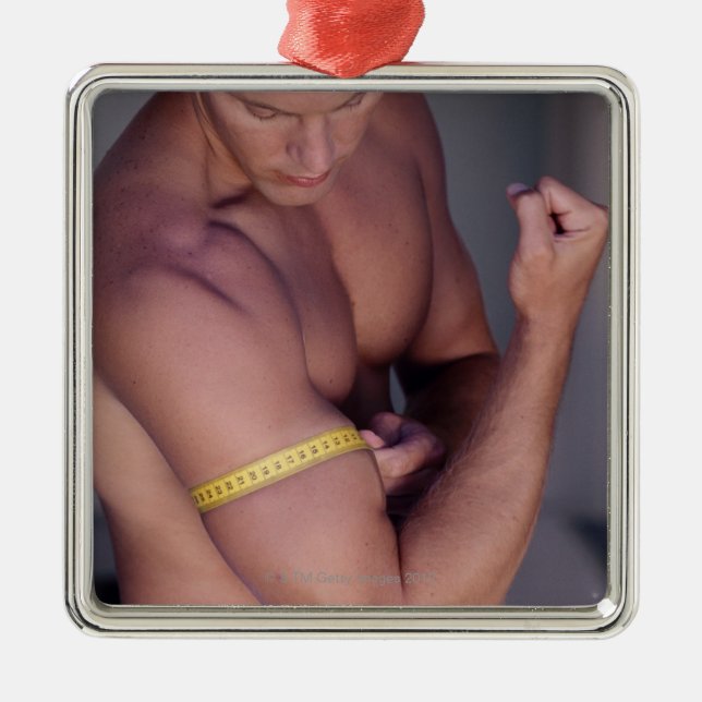 Ornement Métallique Biceps de mesure d'homme (Devant)