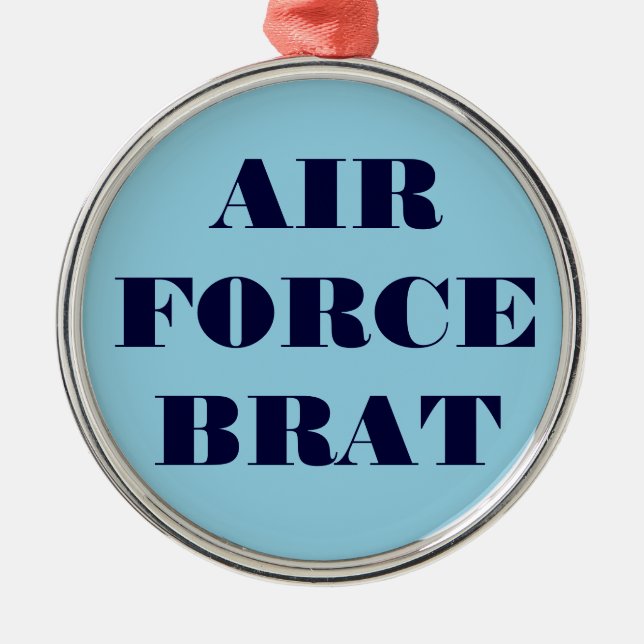 Ornement Métallique Brat de la Force aérienne (Devant)
