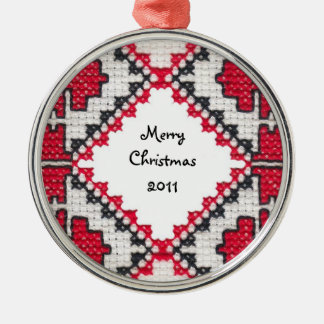 Ornement Métallique Broderie ukrainienne