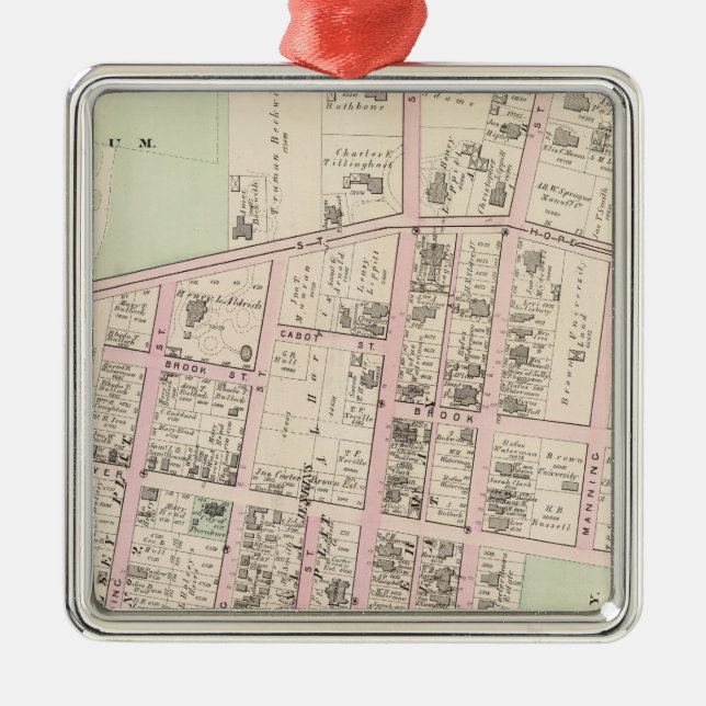 Ornement Métallique Brown University (Devant)