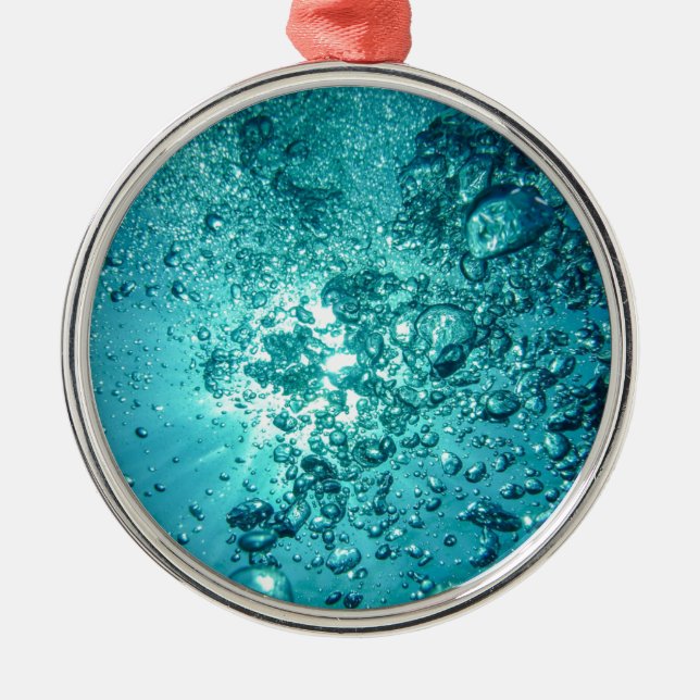 Ornement Métallique Bulles d'eau (Devant)