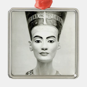 Ornement Métallique Buste de la Reine Nefertiti