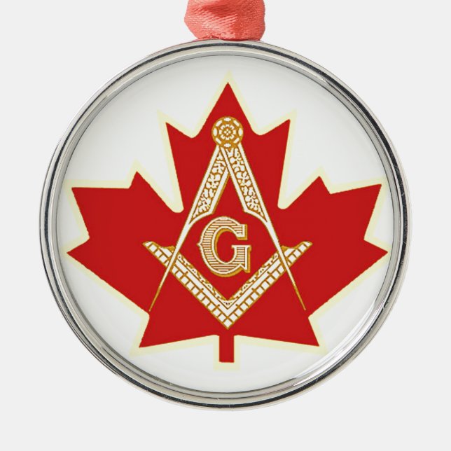 ORNEMENT MÉTALLIQUE CANADIEN MASON (Devant)