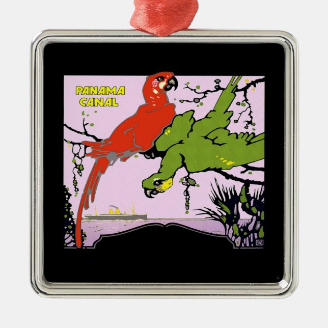 Ornement Métallique Canal de Panama (Devant)