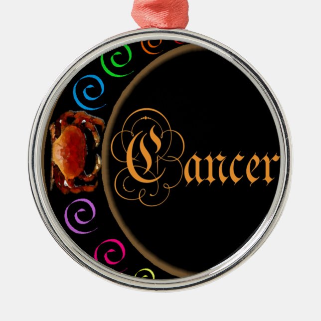 Ornement Métallique Cancer (Devant)