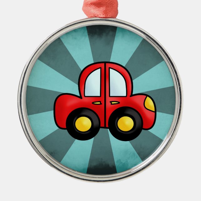 Ornement Métallique Caricature automobile (Devant)