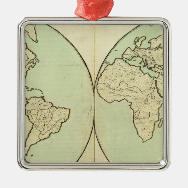 Ornement Métallique Carte générale (Devant)