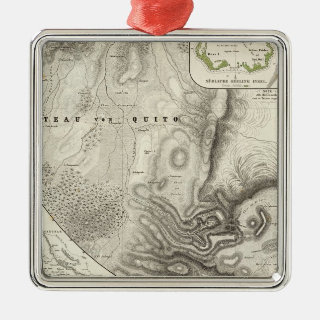 Ornement Métallique Cartes géologiques diverses (Devant)