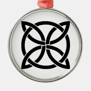 Ornement Métallique celtic knot ireland ancient symbol pagan irish