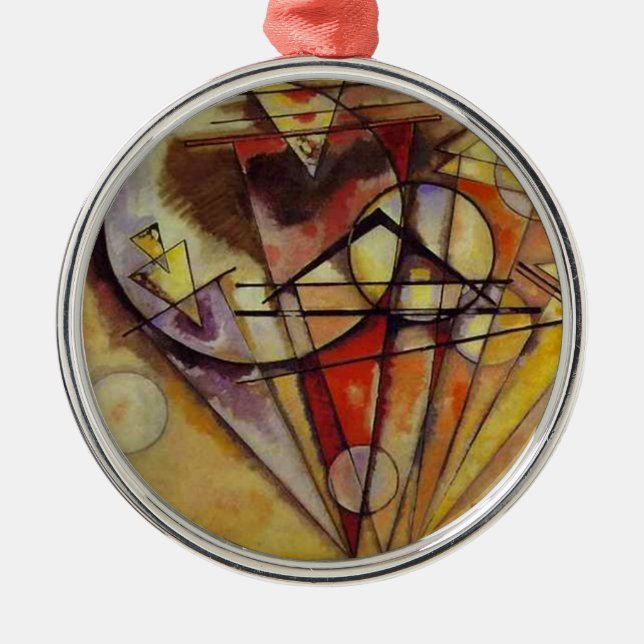 Ornement Métallique Cercles Abstraits Kandinsky (Devant)
