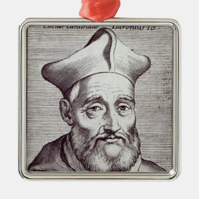 Ornement Métallique Cesare cardinal Baronio (Devant)