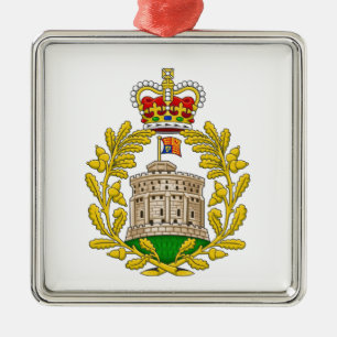 Ornement Métallique Chambre du manteau de Windsor des bras royal