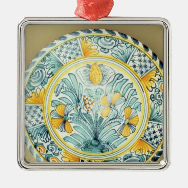 Ornement Métallique Chargeur de Bluedash Delftware, poterie de Lambeth (Devant)