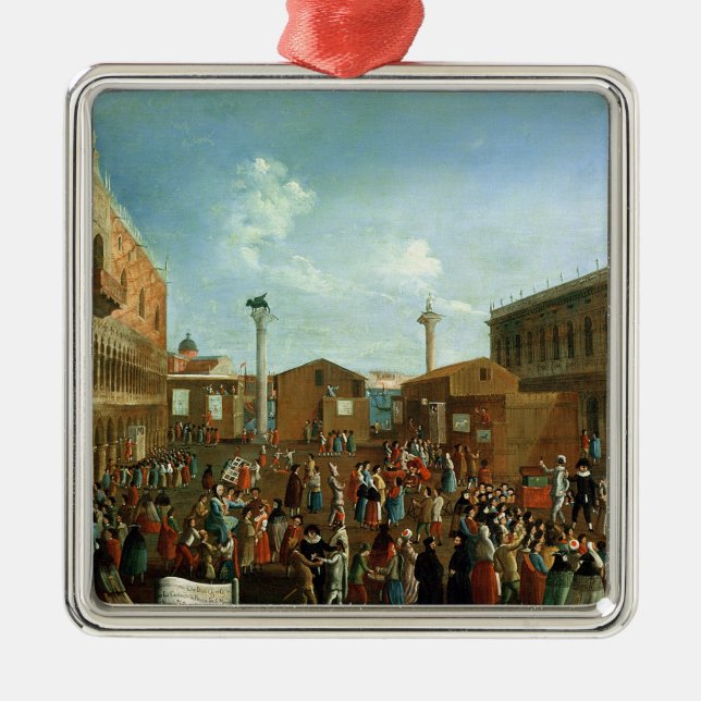 Ornement Métallique Charlatans dans le Piazzetta San Marco, Venise (Devant)