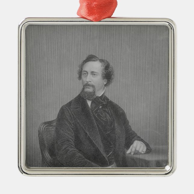 Ornement Métallique Charles John Huffam Dickens (Devant)