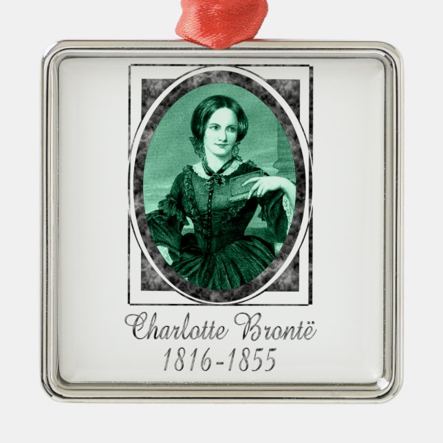 Ornement Métallique Charlotte Brontë (Devant)
