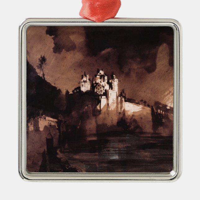 Ornement Métallique Château (Devant)