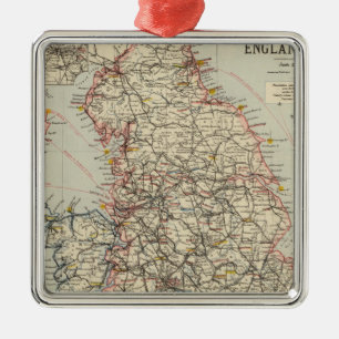 Ornement Métallique Chemin de fer, Angleterre statistique, Pays de Gal