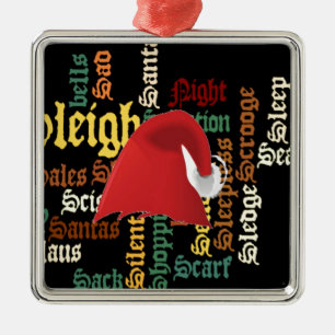 Ornement Métallique Christmas empoisonne Have a Nice Day & a Better Ni