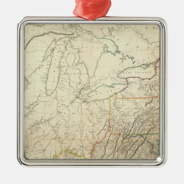 Ornement Métallique Chutes du Niagara, New York (Devant)