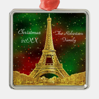 Ornement Métallique Ciel de Paris en or #2 Étoile de Noël