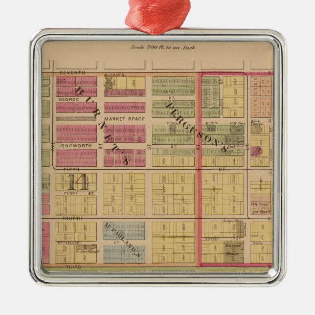 Ornement Métallique Cincinnati, Ohio (Devant)