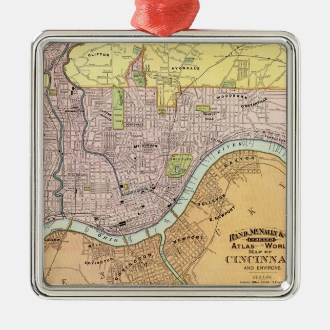 Ornement Métallique Cincinnati, Ohio 2 (Devant)