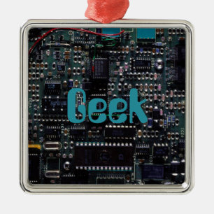 Ornement Métallique Circuits