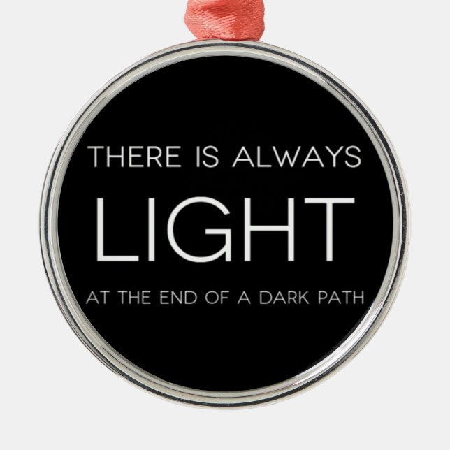 Ornement Métallique Citation spirituelle (Devant)