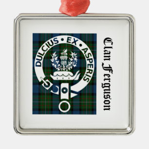 Ornement Métallique Clan Ferguson Crest Tartan