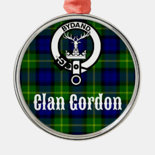 Ornement Métallique Clan Gordon Tartan Crest