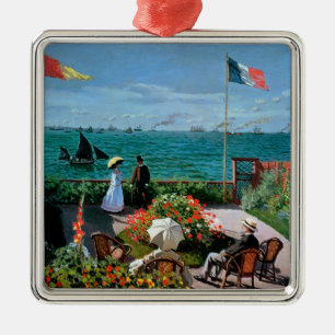 Ornement Métallique Claude Monet   la terrasse chez Sainte-Adresse,