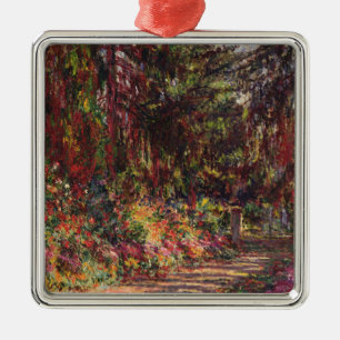 Ornement Métallique Claude Monet le chemin de jardin chez Giverny