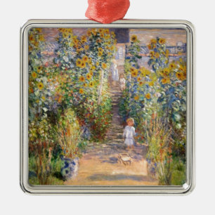 Ornement Métallique Claude Monet le jardin de l'artiste chez Vétheuil,