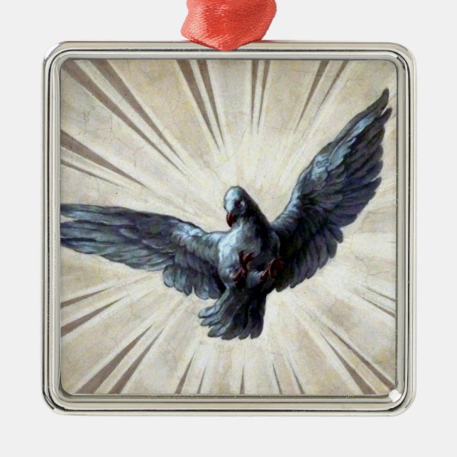 Ornement Métallique colombe (Devant)