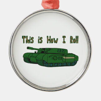Ornement Métallique Comment je marche (char militaire)