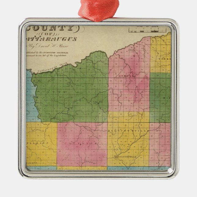 Ornement Métallique Comté de Cattaraugus (Devant)