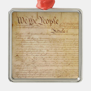 ORNEMENT MÉTALLIQUE CONSTITUTION DES USA